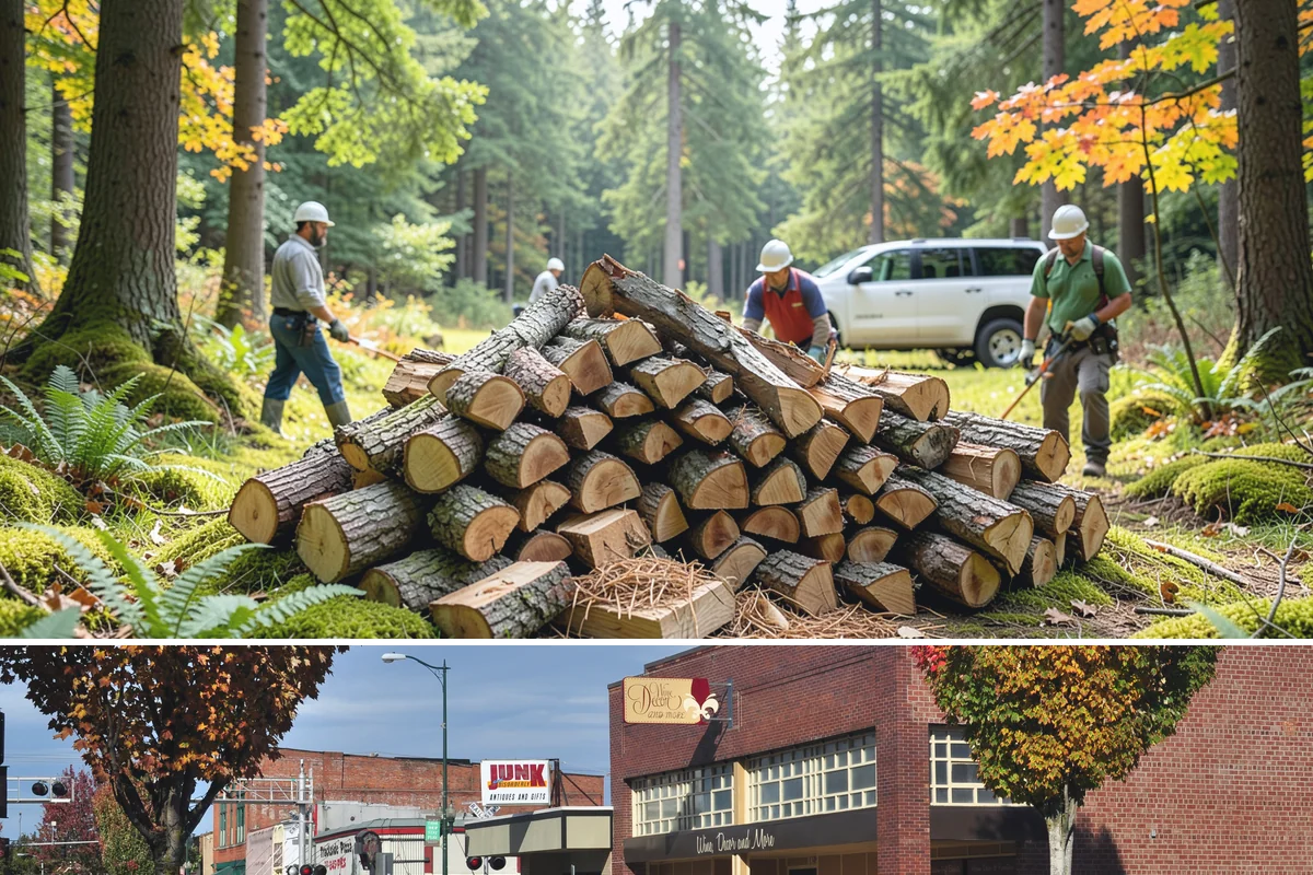 Half Cord Firewood in Puyallup, Pierce County, WA - Fall is the smart time to secure a half cord before winter demand and prices climb.
