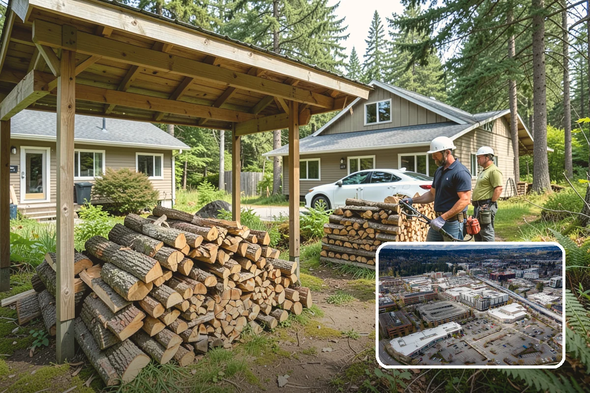 Half Cord Firewood in Redmond, King County, WA - Enough wood for consistent recreational fires