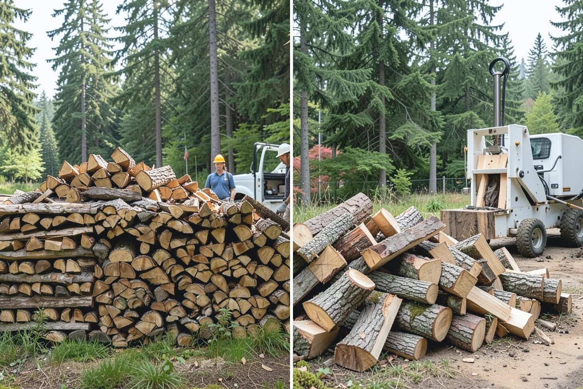 Half Cord Firewood in Redmond, King County, WA - Place your half-cord order with a preferred date