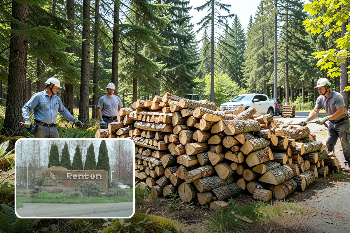 Half Cord Firewood in Renton, King County, WA - Enough wood for consistent recreational fires