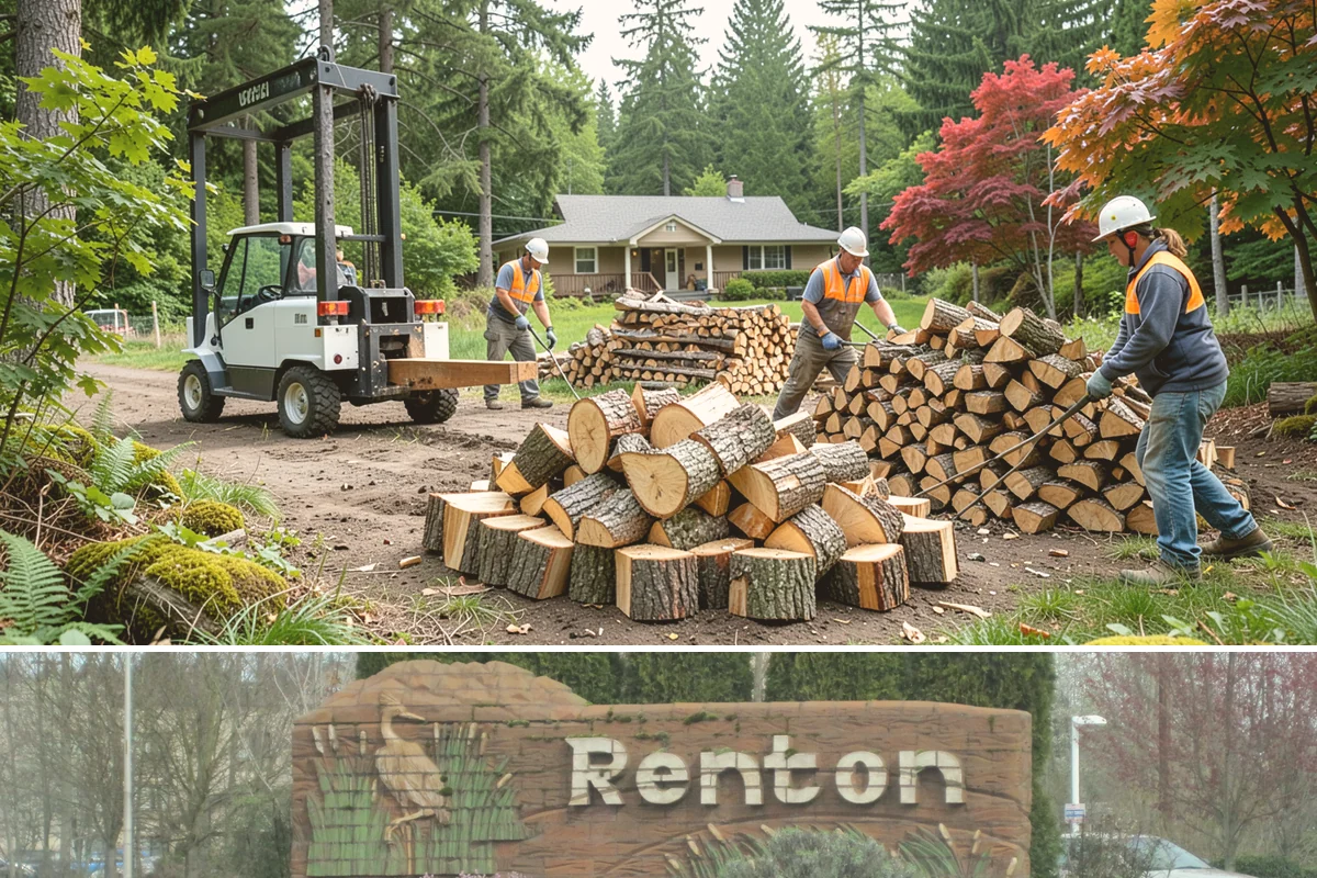 Half Cord Firewood in Renton, King County, WA - Fall is the smart time to secure a half cord before winter demand and prices climb.