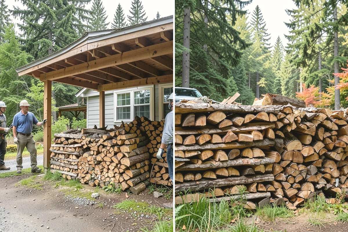 Half Cord Firewood in Ruston, Pierce County, WA - Place your half-cord order with a preferred date