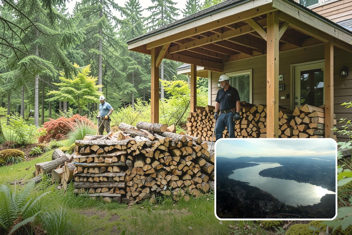 Half Cord Firewood in Sammamish, King County, WA - Enough wood for consistent recreational fires