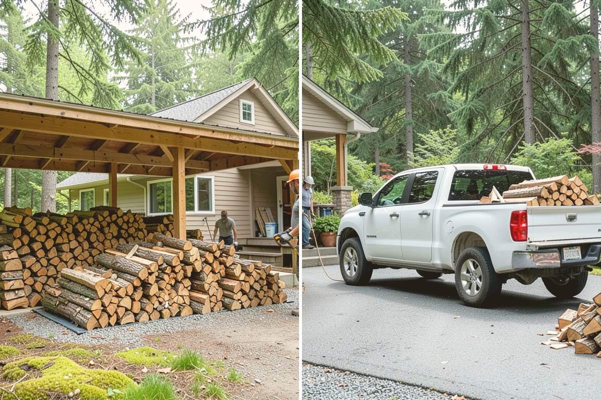 Half Cord Firewood in Sammamish, King County, WA - Place your half-cord order with a preferred date