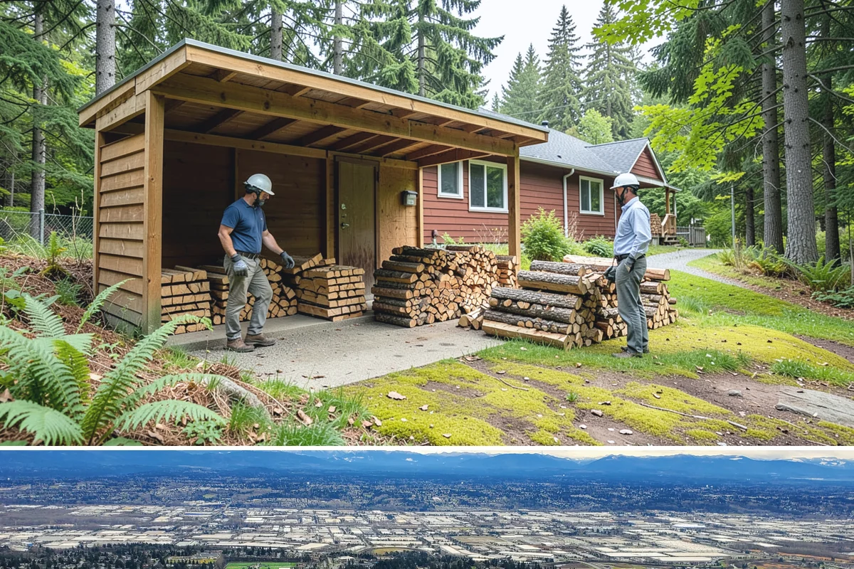 Half Cord Firewood in SeaTac, WA - Fall is the smart time to secure a half cord before winter demand and prices climb.