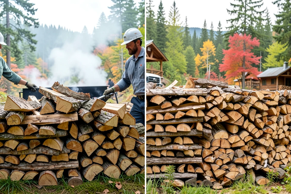 Half Cord Firewood in Seattle, King County, WA - Place your half-cord order with a preferred date