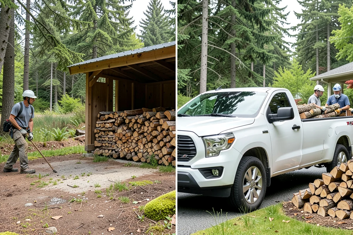 Half Cord Firewood in Sedro-Woolley, Skagit County, WA - Place your half-cord order with a preferred date