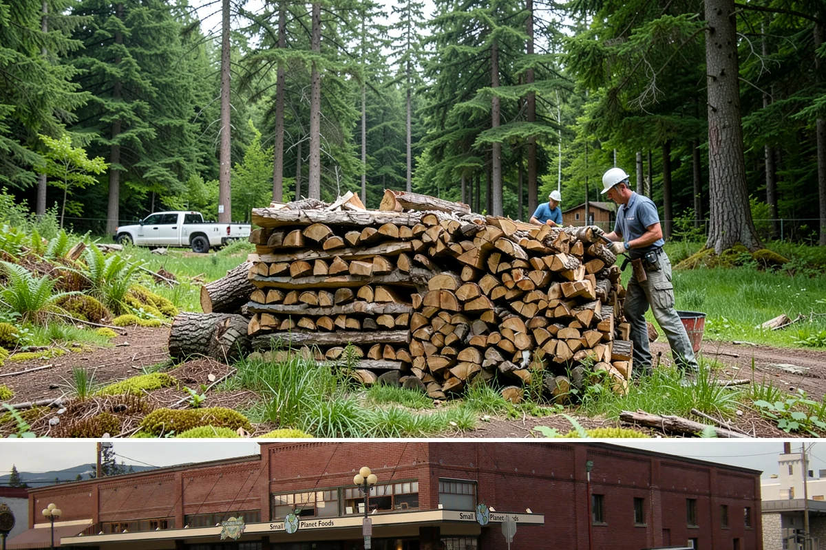Half Cord Firewood in Sedro-Woolley, Skagit County, WA - Fall is the smart time to secure a half cord before winter demand and prices climb.