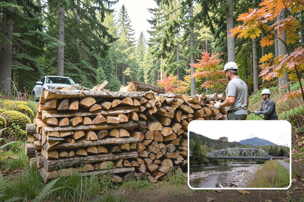 Half Cord Firewood in Skykomish, King County, WA - Enough wood for consistent recreational fires
