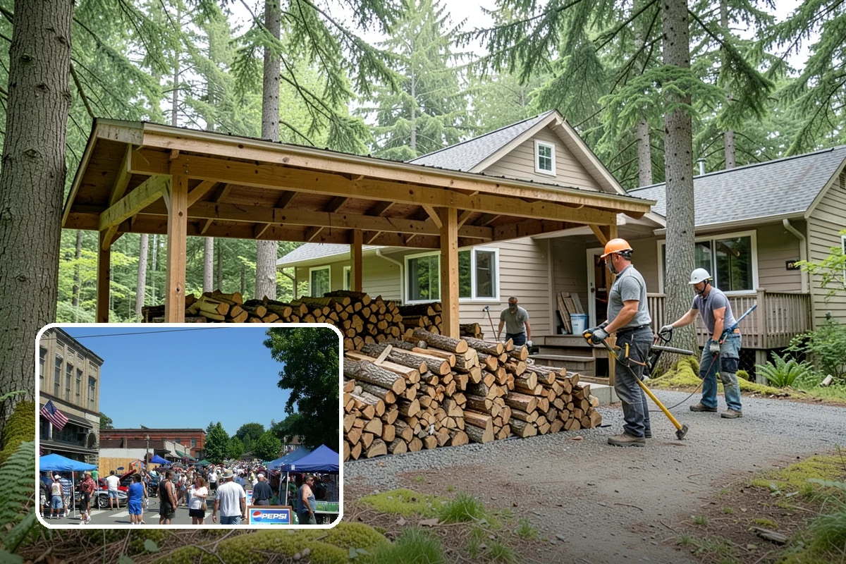Half Cord Firewood in Snohomish, Snohomish County, WA - Enough wood for consistent recreational fires