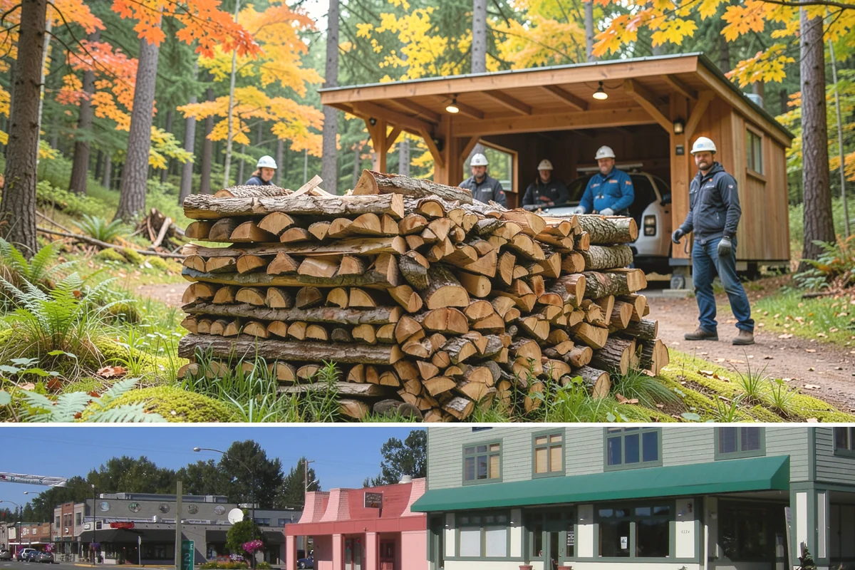 Half Cord Firewood in Snoqualmie, King County, WA - Fall is the smart time to secure a half cord before winter demand and prices climb.
