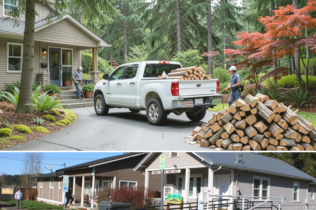 Half Cord Firewood in South Prairie, Pierce County, WA - Fall is the smart time to secure a half cord before winter demand and prices climb.