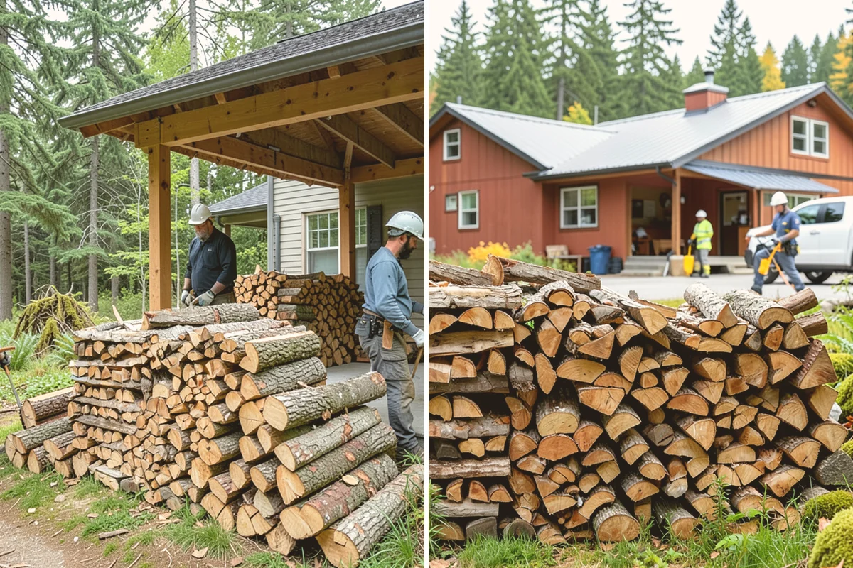 Half Cord Firewood in Stanwood, Snohomish County, WA - Place your half-cord order with a preferred date