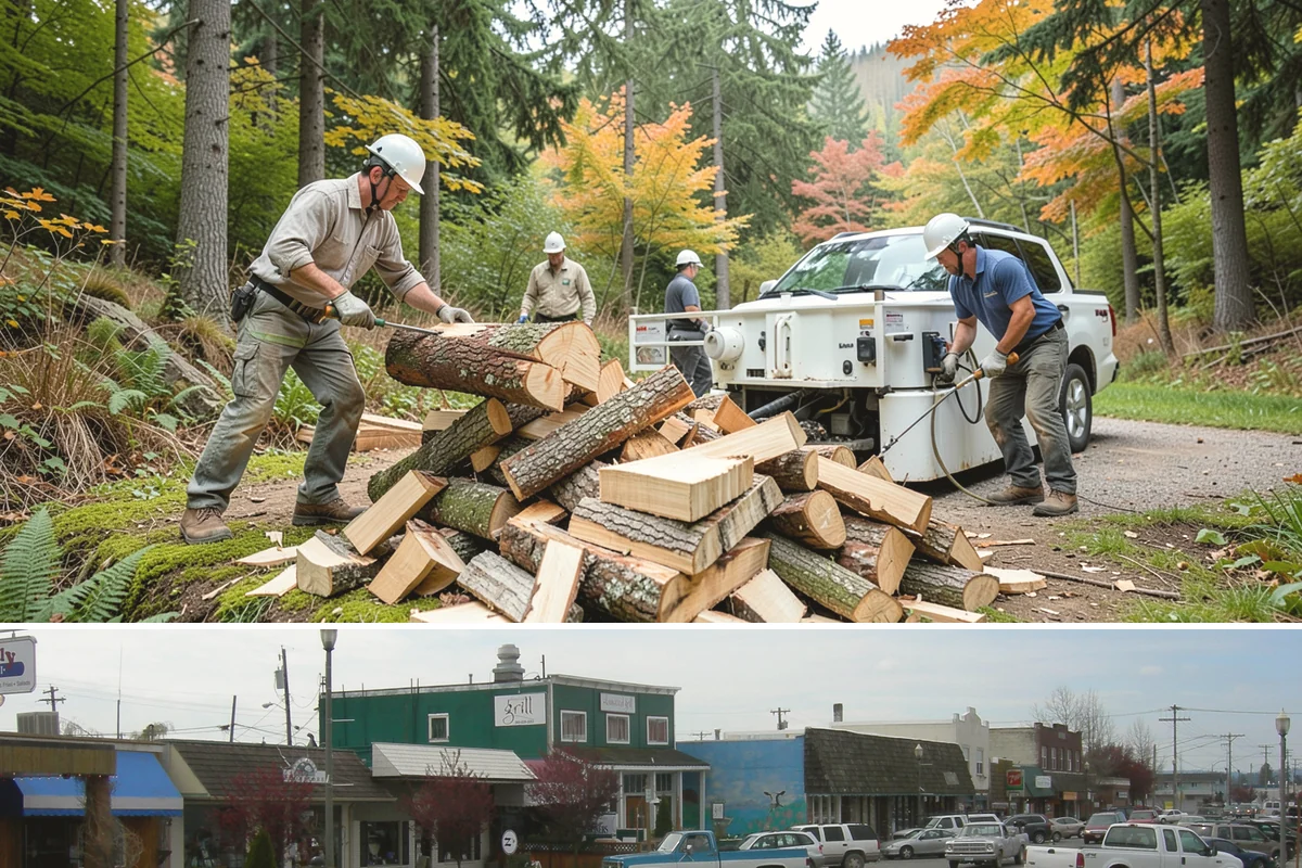 Half Cord Firewood in Stanwood, Snohomish County, WA - Fall is the smart time to secure a half cord before winter demand and prices climb.