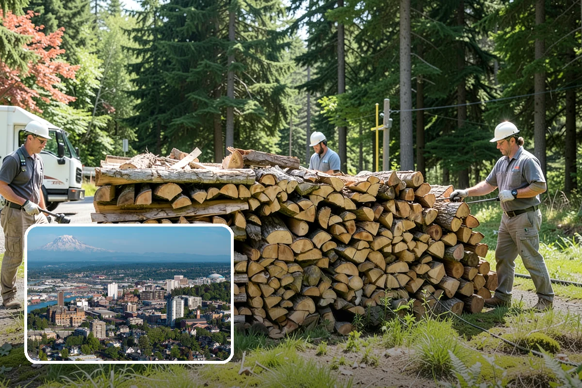 Half Cord Firewood in Tacoma, Pierce County, WA - Enough wood for consistent recreational fires