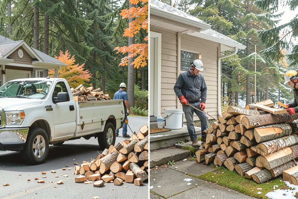 Half Cord Firewood in Tacoma, Pierce County, WA - Place your half-cord order with a preferred date