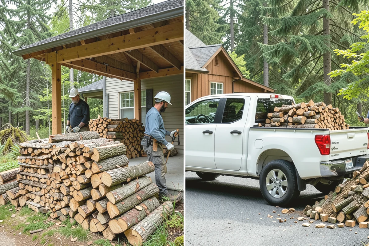 Half Cord Firewood in University Place, Pierce County, WA - Place your half-cord order with a preferred date