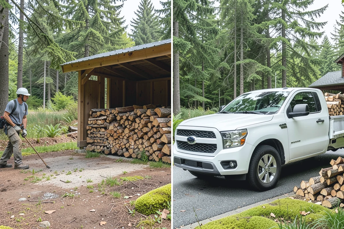 Half Cord Firewood in Woodinville, King County, WA - Place your half-cord order with a preferred date