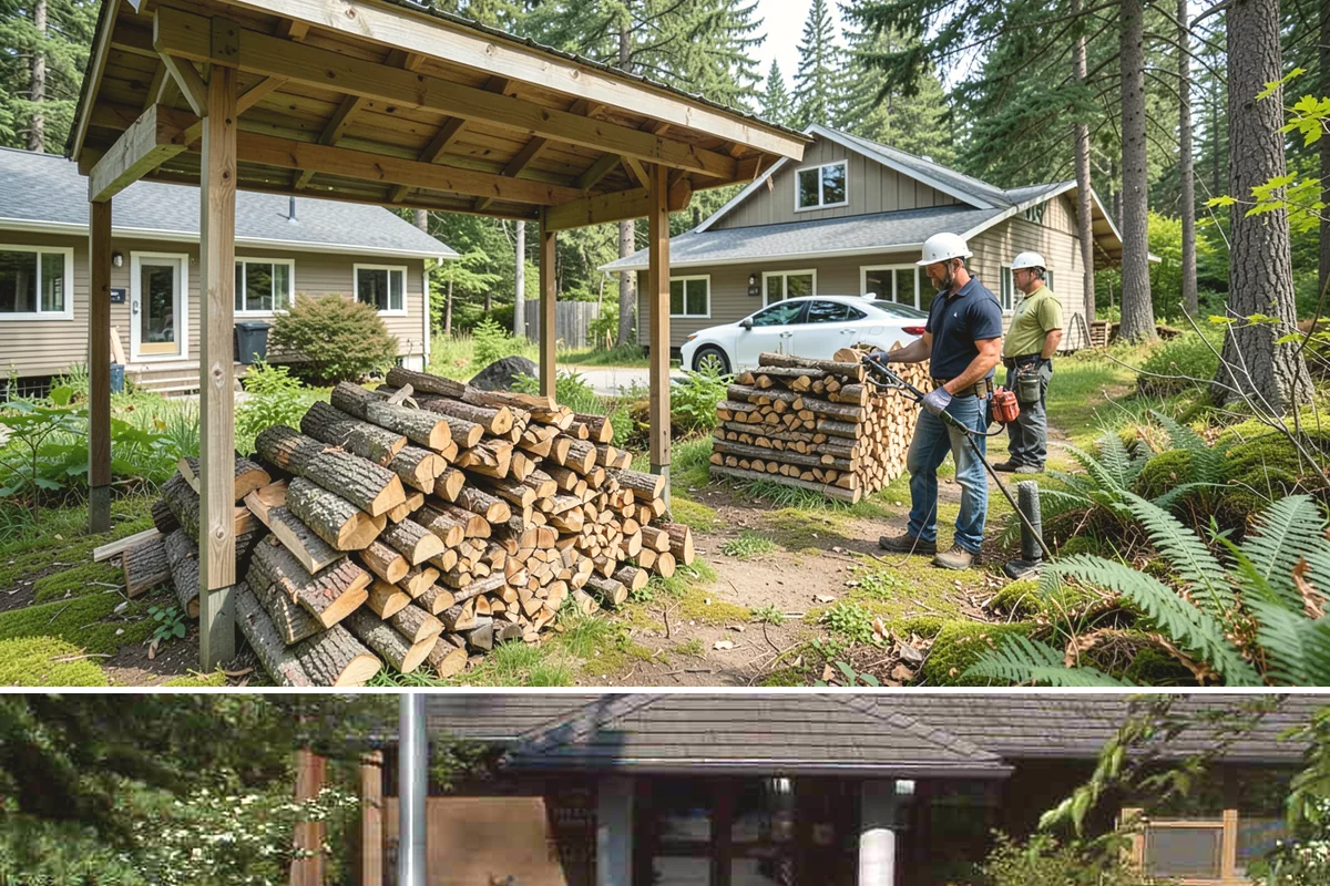 Half Cord Firewood in Yarrow Point, King County, WA - Fall is the smart time to secure a half cord before winter demand and prices climb.