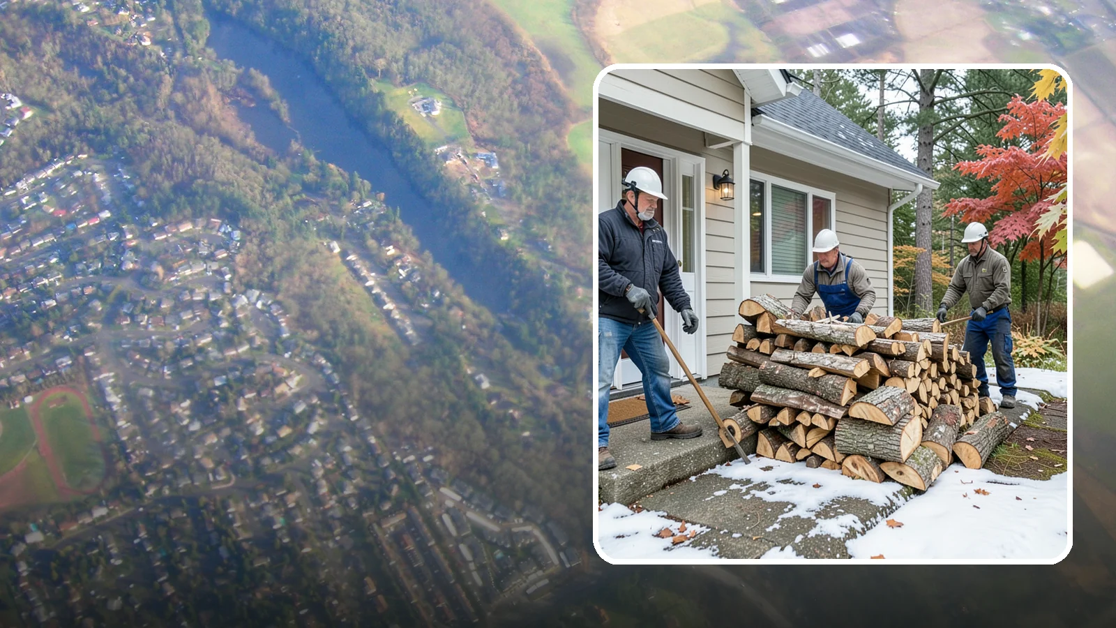 Heating Emergency Firewood in Algona, King County, WA - When your primary heat fails, we deliver burnable wood fast so your household stays warm through the crisis.