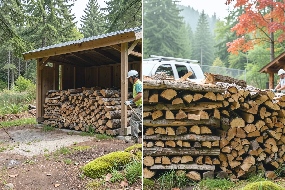Heating Emergency Firewood in Beaux Arts Village, King County, WA - Take your emergency call and assess how much wood you need