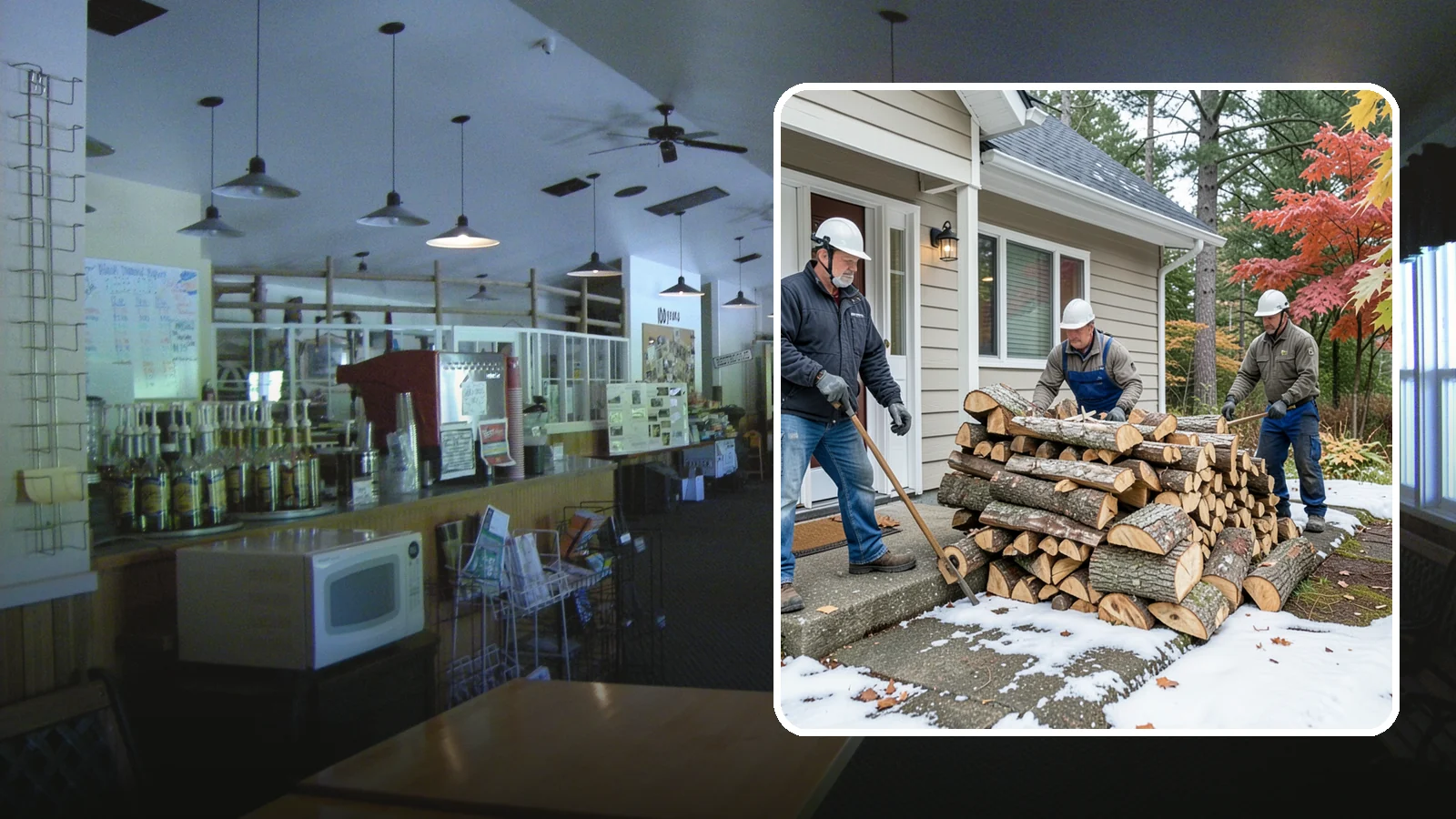 Heating Emergency Firewood in Black Diamond, King County, WA - When your primary heat fails, we deliver burnable wood fast so your household stays warm through the crisis.