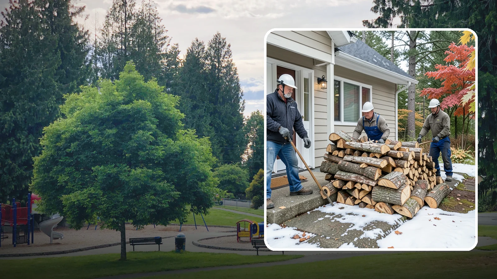 Heating Emergency Firewood in Bonney Lake, Pierce County, WA - When your primary heat fails, we deliver burnable wood fast so your household stays warm through the crisis.