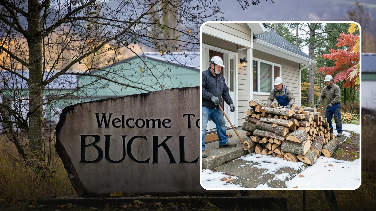 Heating Emergency Firewood in Buckley, Pierce County, WA - When your primary heat fails, we deliver burnable wood fast so your household stays warm through the crisis.