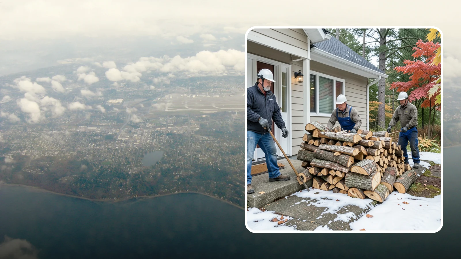 Heating Emergency Firewood in Burien, King County, WA - When your primary heat fails, we deliver burnable wood fast so your household stays warm through the crisis.