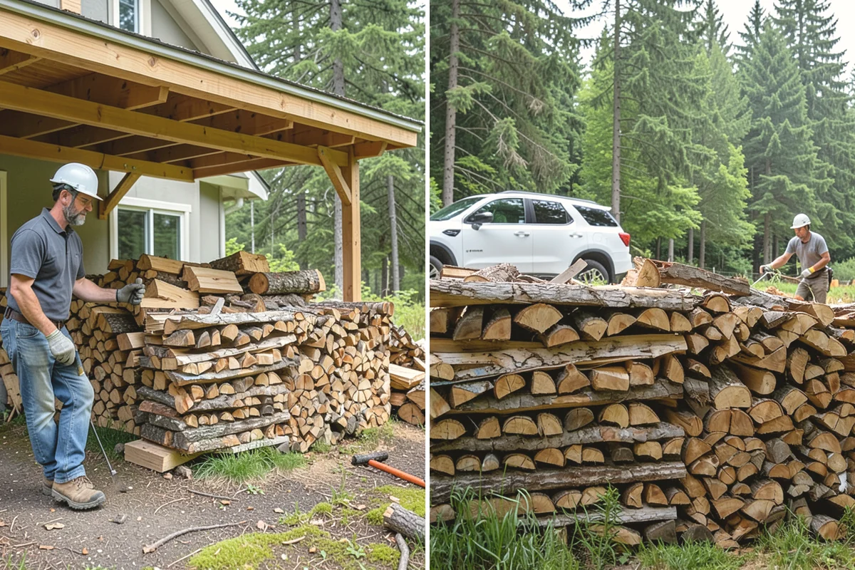 Heating Emergency Firewood in Burlington, Skagit County, WA - Take your emergency call and assess how much wood you need