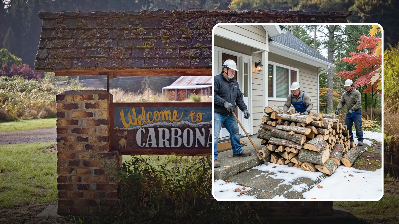 Heating Emergency Firewood in Carbonado, Pierce County, WA - When your primary heat fails, we deliver burnable wood fast so your household stays warm through the crisis.