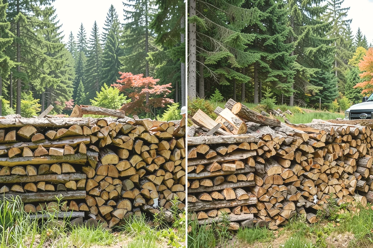 Heating Emergency Firewood in Carbonado, Pierce County, WA - Take your emergency call and assess how much wood you need