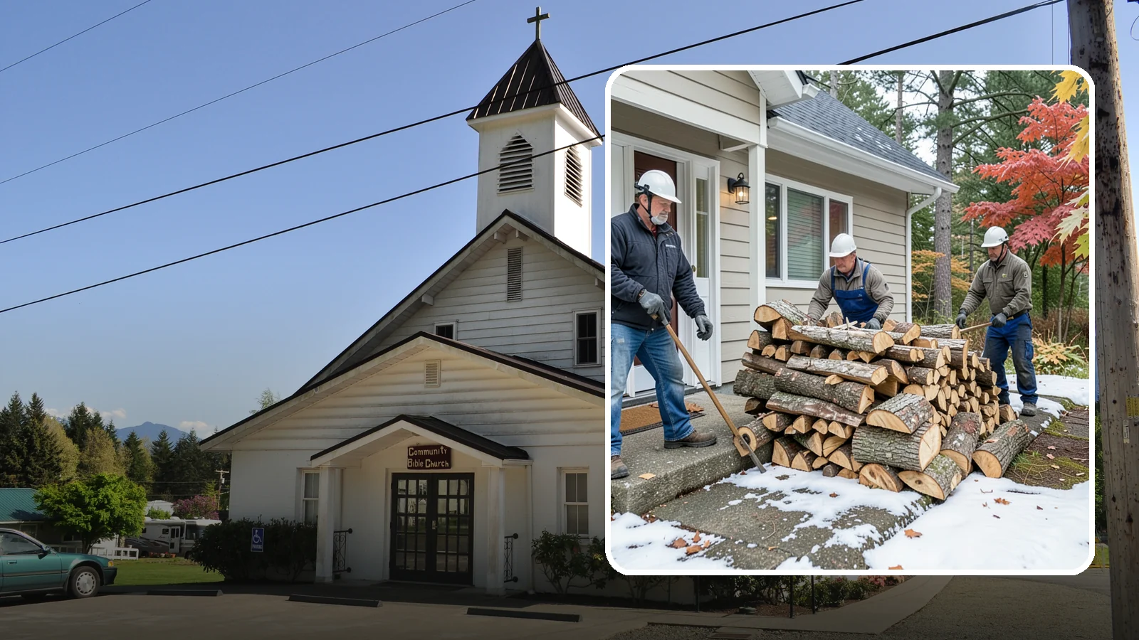 Heating Emergency Firewood in Concrete, Skagit County, WA - When your primary heat fails, we deliver burnable wood fast so your household stays warm through the crisis.