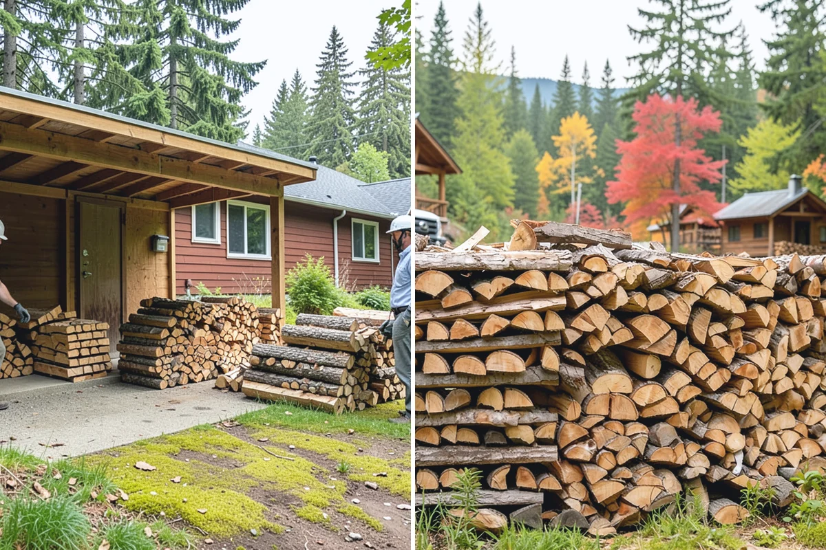 Heating Emergency Firewood in Coupeville, Island County, WA - Take your emergency call and assess how much wood you need