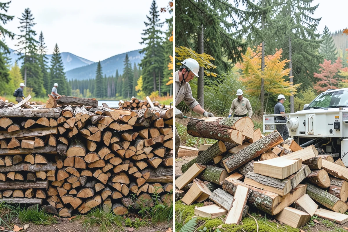 Heating Emergency Firewood in Darrington, Snohomish County, WA - Take your emergency call and assess how much wood you need