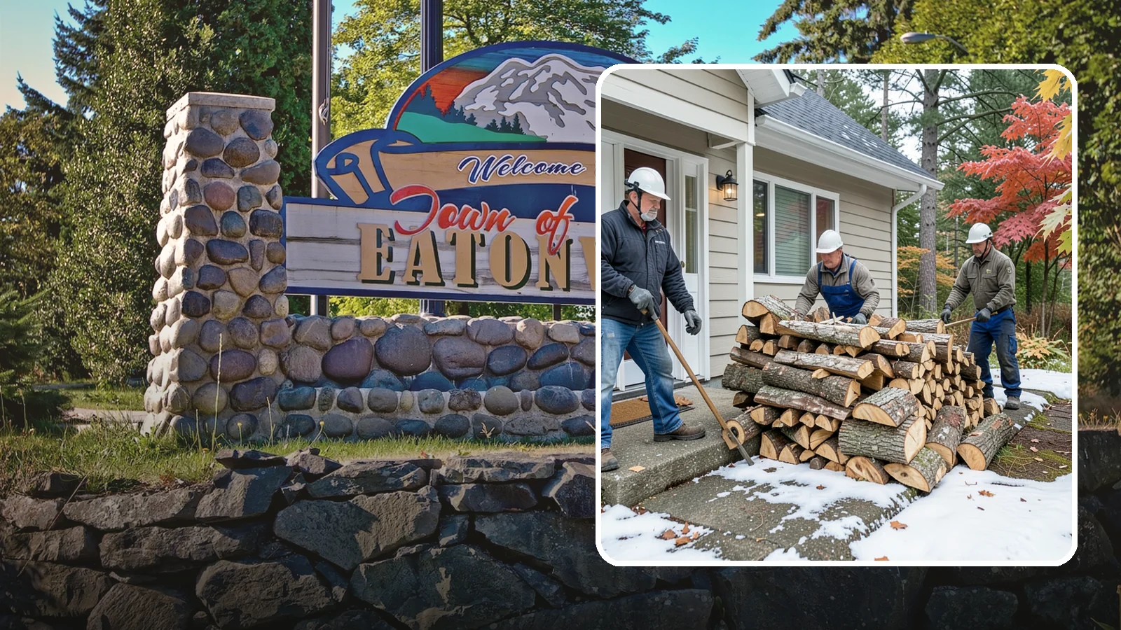 Heating Emergency Firewood in Eatonville, WA - When your primary heat fails, we deliver burnable wood fast so your household stays warm through the crisis.