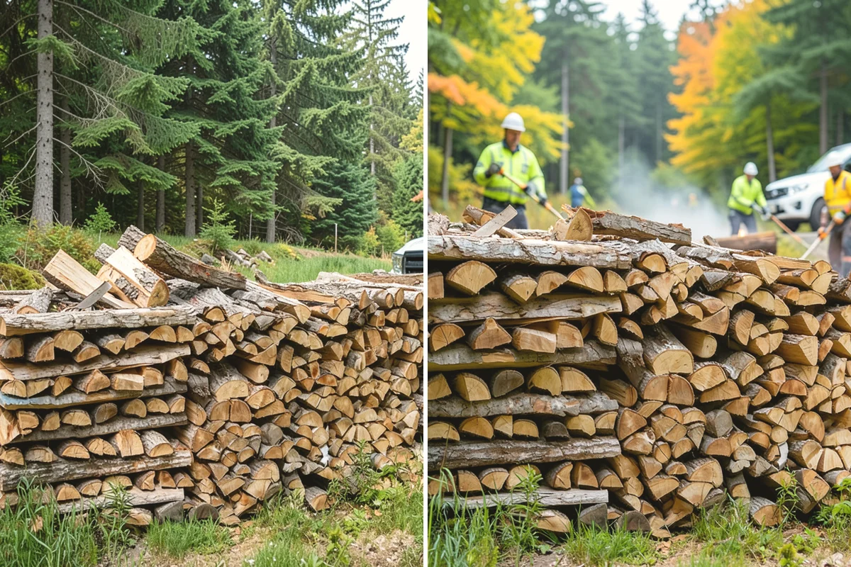 Heating Emergency Firewood in Edgewood, Pierce County, WA - Take your emergency call and assess how much wood you need