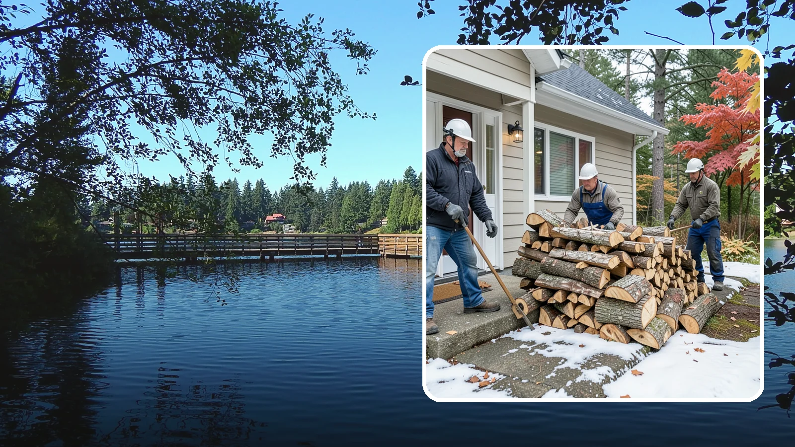 Heating Emergency Firewood in Federal Way, King County, WA - When your primary heat fails, we deliver burnable wood fast so your household stays warm through the crisis.