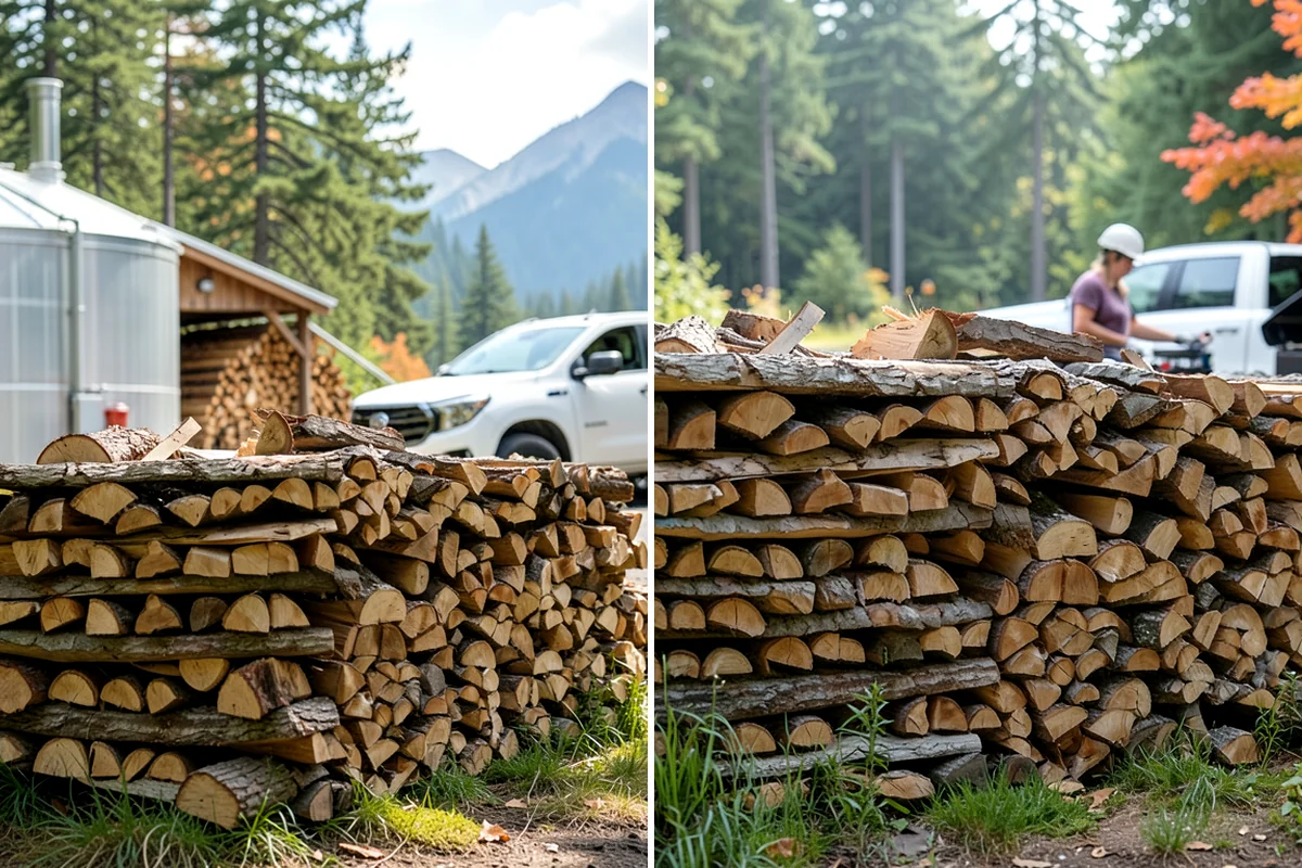 Heating Emergency Firewood in Federal Way, King County, WA - Take your emergency call and assess how much wood you need