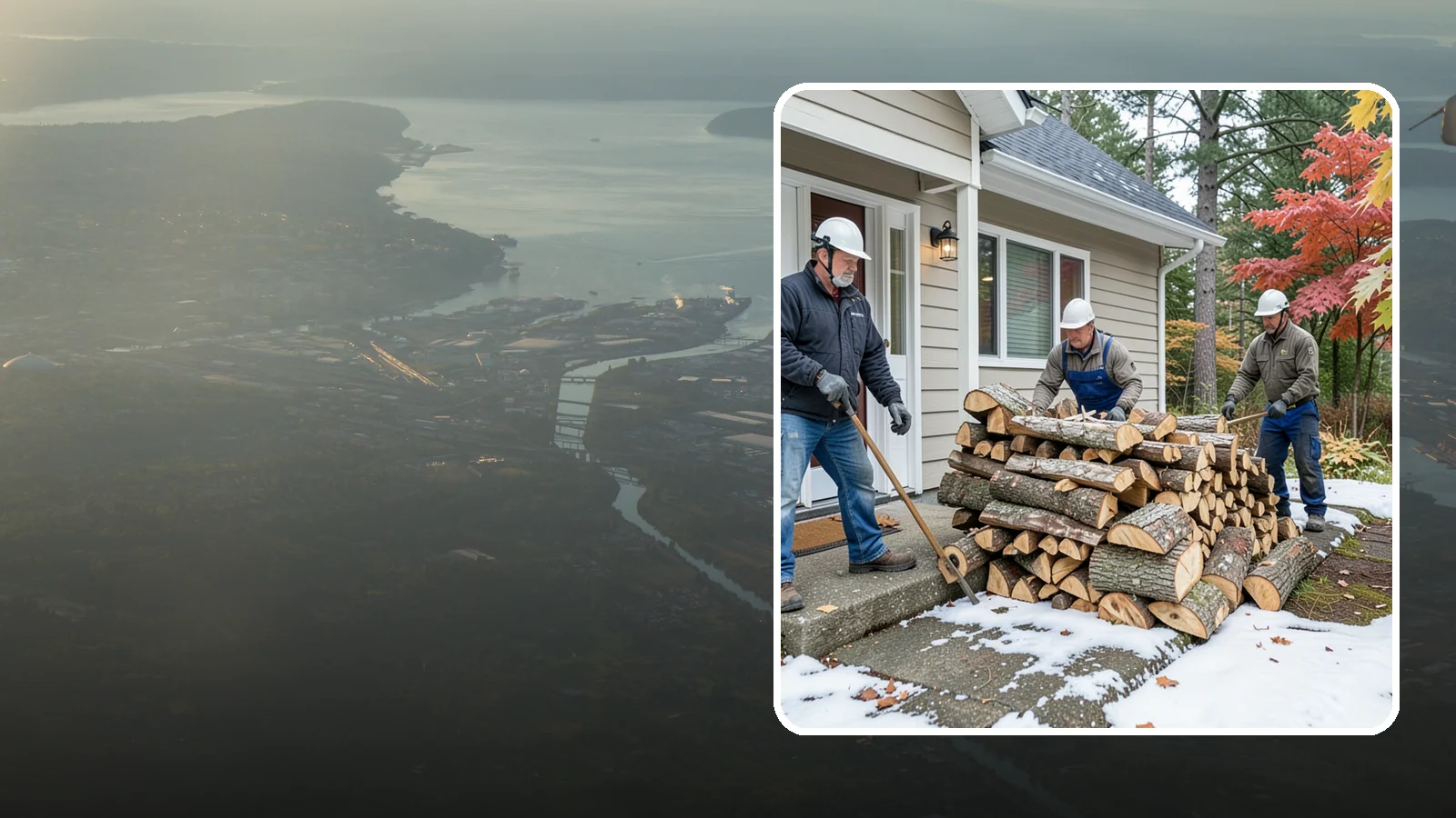 Heating Emergency Firewood in Fife, Pierce County, WA - When your primary heat fails, we deliver burnable wood fast so your household stays warm through the crisis.