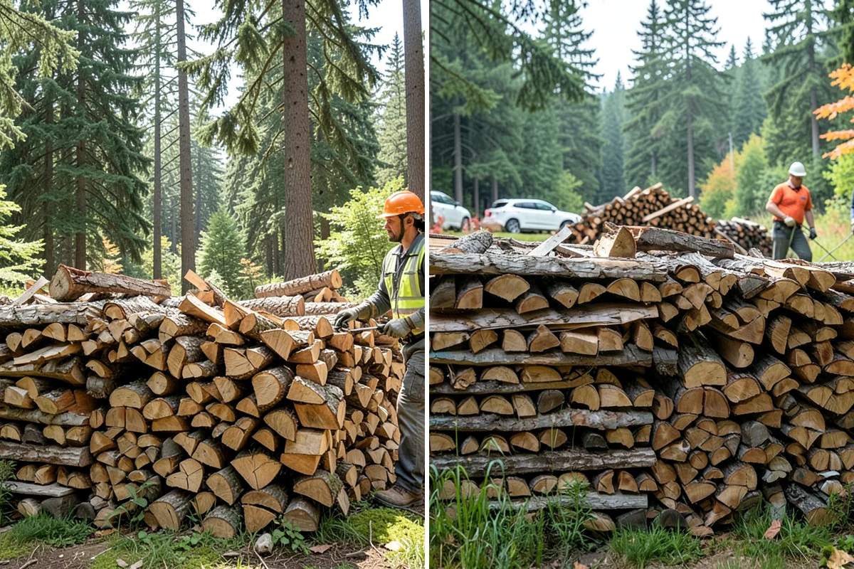 Heating Emergency Firewood in Gig Harbor, Pierce County, WA - Take your emergency call and assess how much wood you need