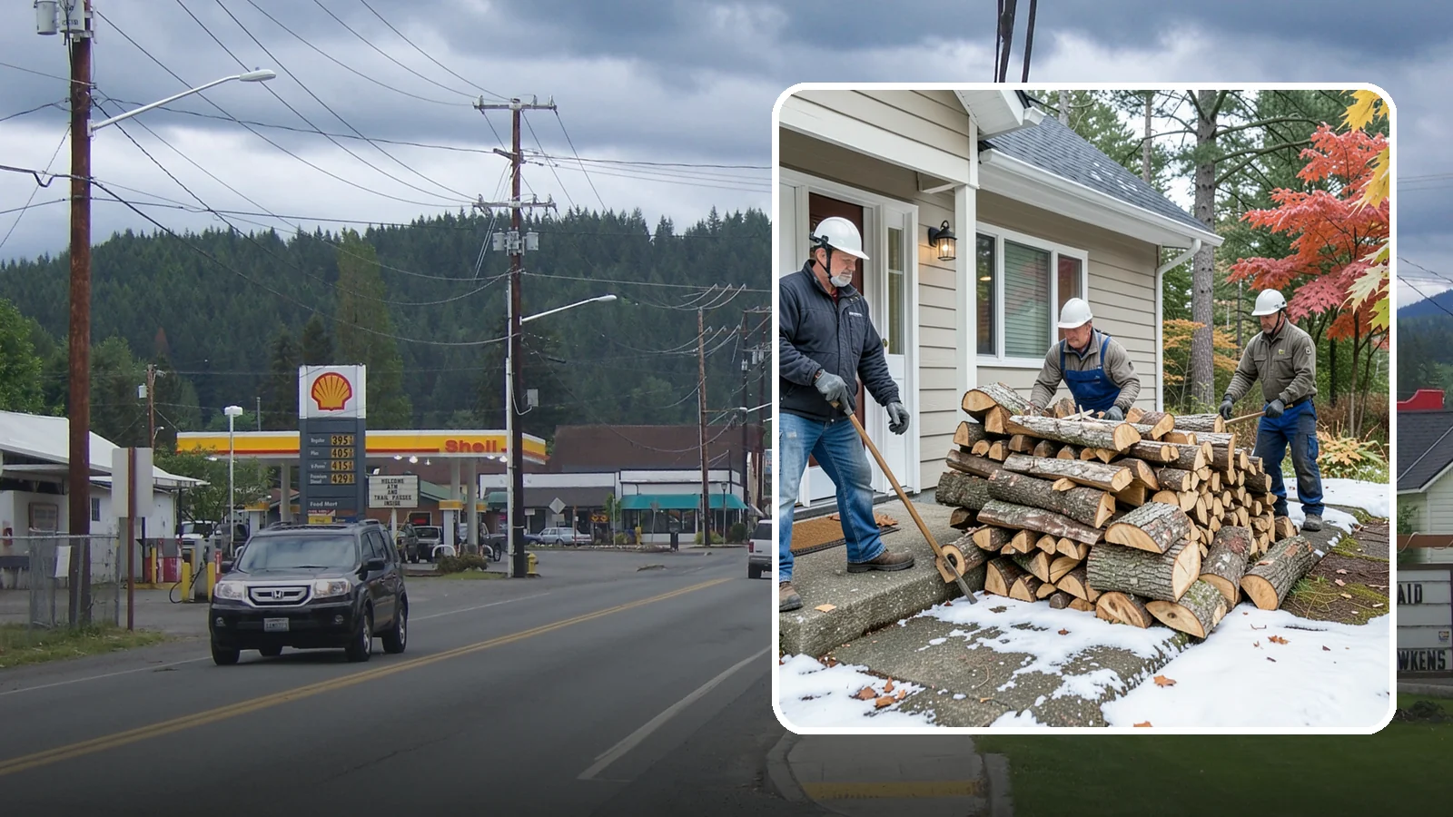 Heating Emergency Firewood in Granite Falls, Snohomish County, WA - When your primary heat fails, we deliver burnable wood fast so your household stays warm through the crisis.