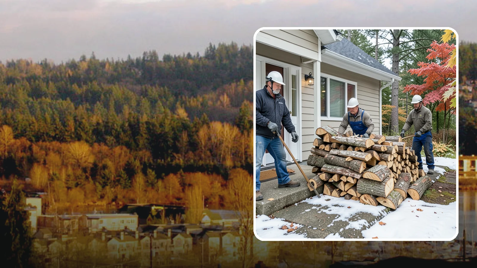 Heating Emergency Firewood in Kenmore, King County, WA - When your primary heat fails, we deliver burnable wood fast so your household stays warm through the crisis.