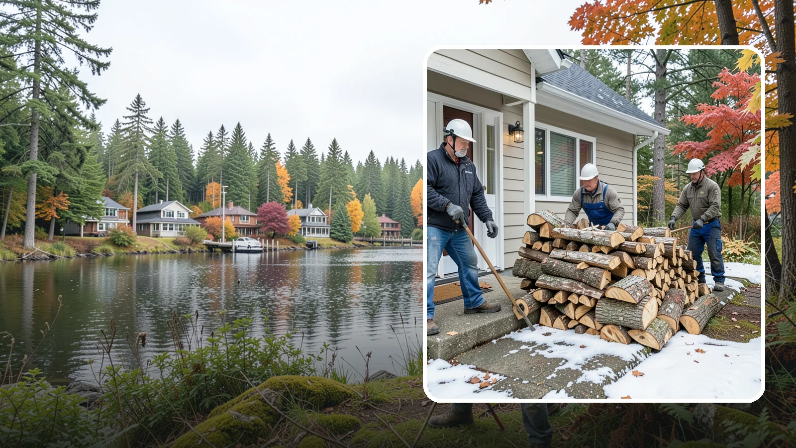 Heating Emergency Firewood in La Conner, Skagit County, WA - When your primary heat fails, we deliver burnable wood fast so your household stays warm through the crisis.