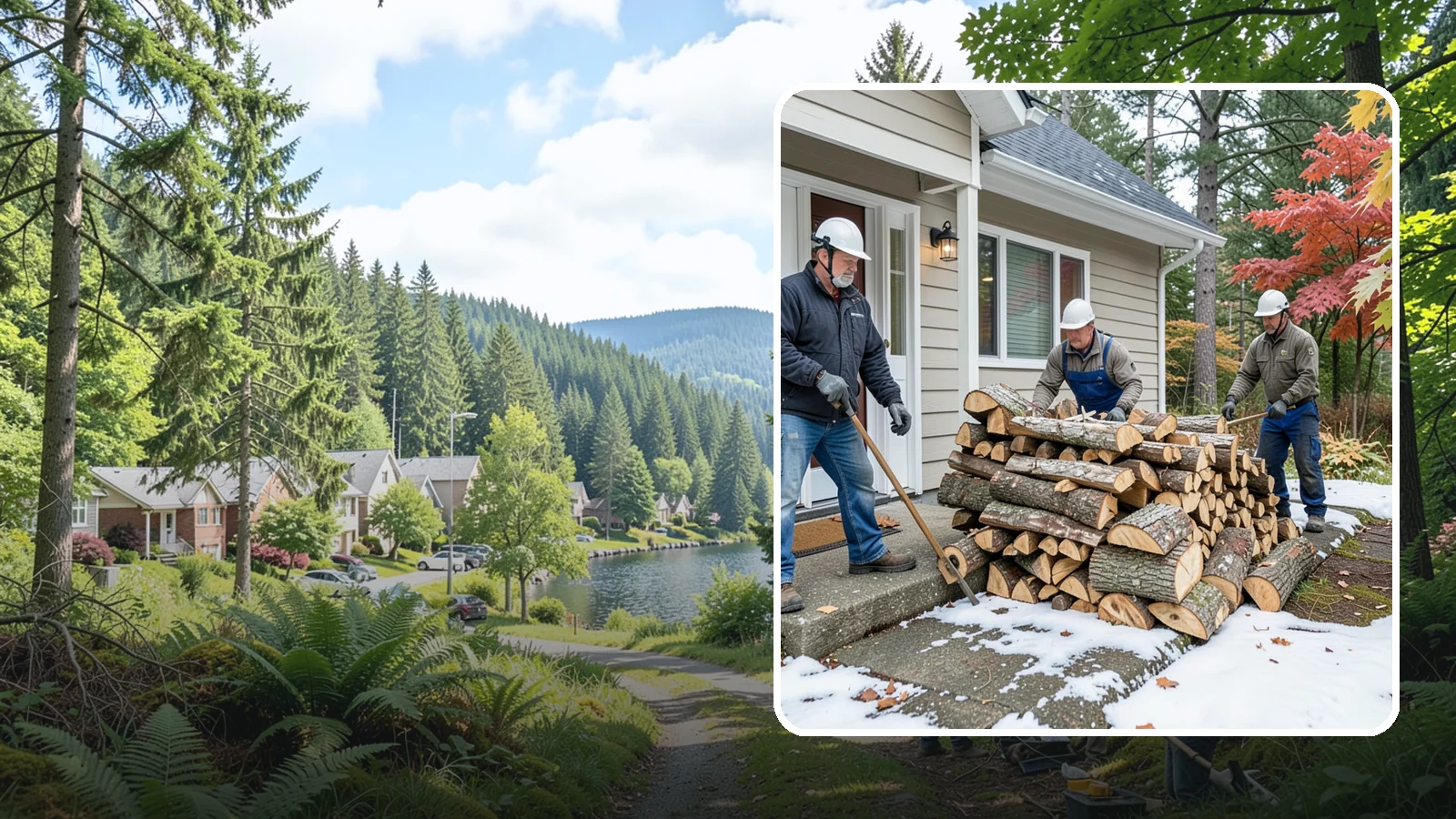 Heating Emergency Firewood in Lake Forest Park, King County, WA - When your primary heat fails, we deliver burnable wood fast so your household stays warm through the crisis.