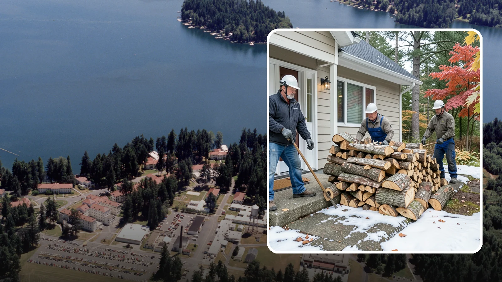 Heating Emergency Firewood in Lakewood, Pierce County, WA - When your primary heat fails, we deliver burnable wood fast so your household stays warm through the crisis.