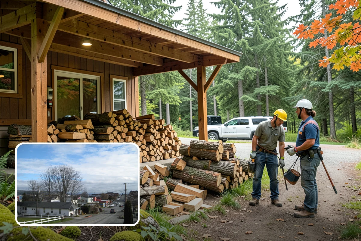 Heating Emergency Firewood in Langley, Island County, WA - Bridges the gap when primary heat fails