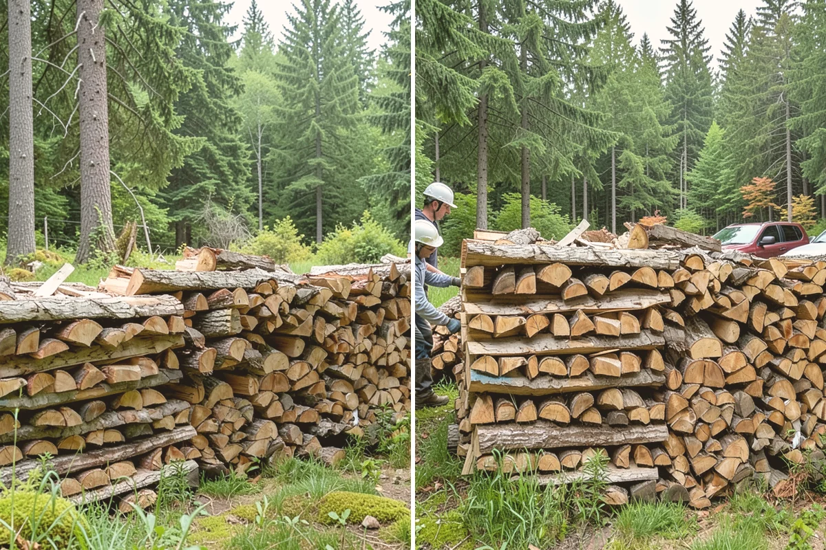 Heating Emergency Firewood in Langley, Island County, WA - Take your emergency call and assess how much wood you need