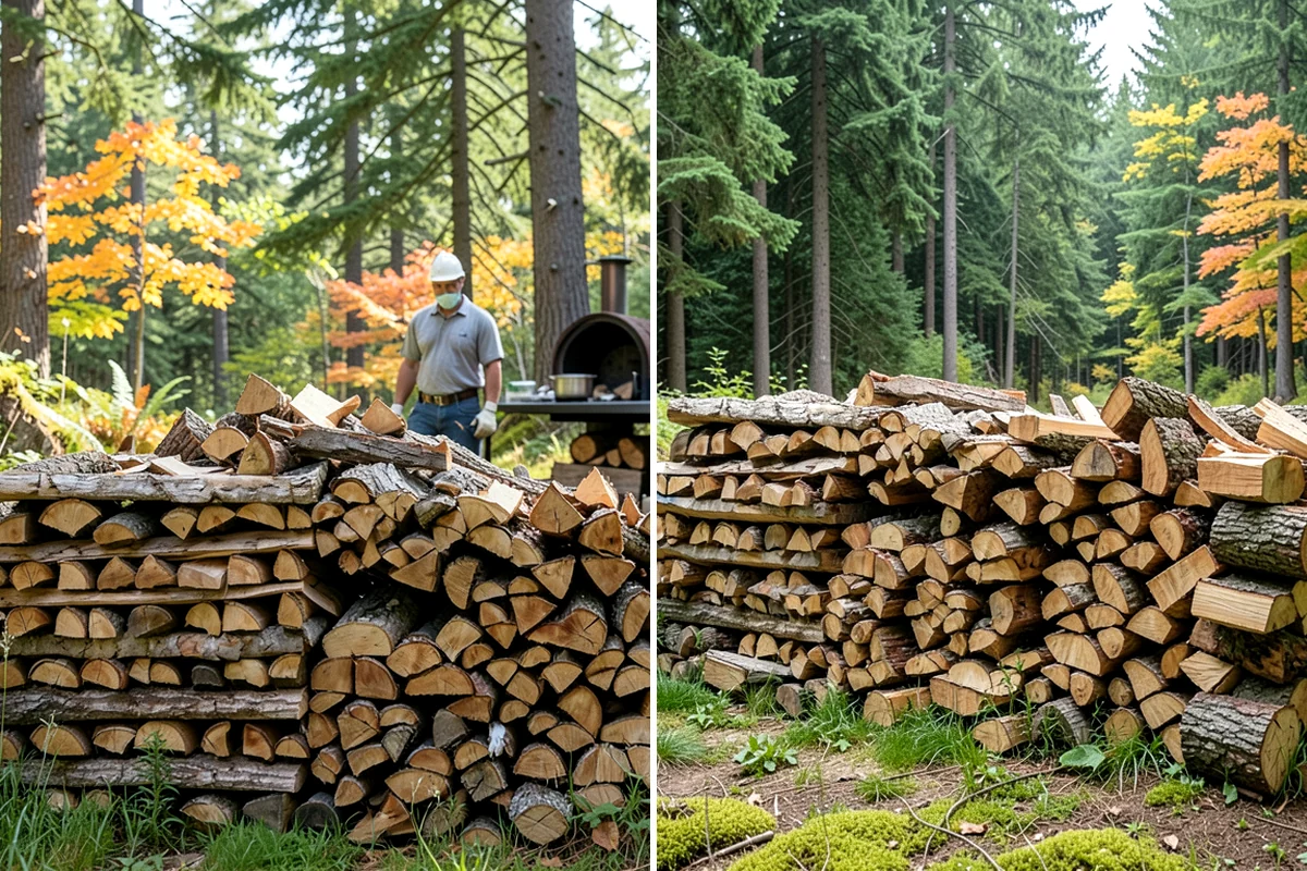 Heating Emergency Firewood in Maple Valley, King County, WA - Take your emergency call and assess how much wood you need