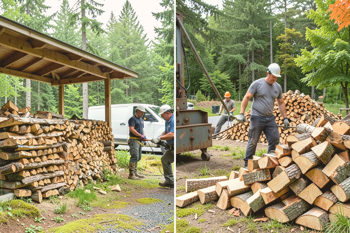 Heating Emergency Firewood in Milton, King County, WA - Take your emergency call and assess how much wood you need
